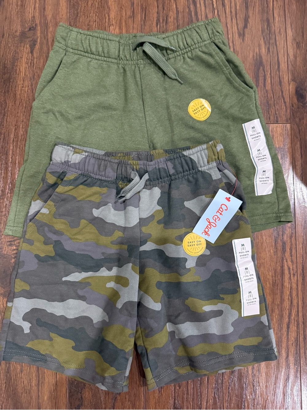 2 Pairs - NWT - Boy’s Shorts Cat and Jack - Medium size 8
